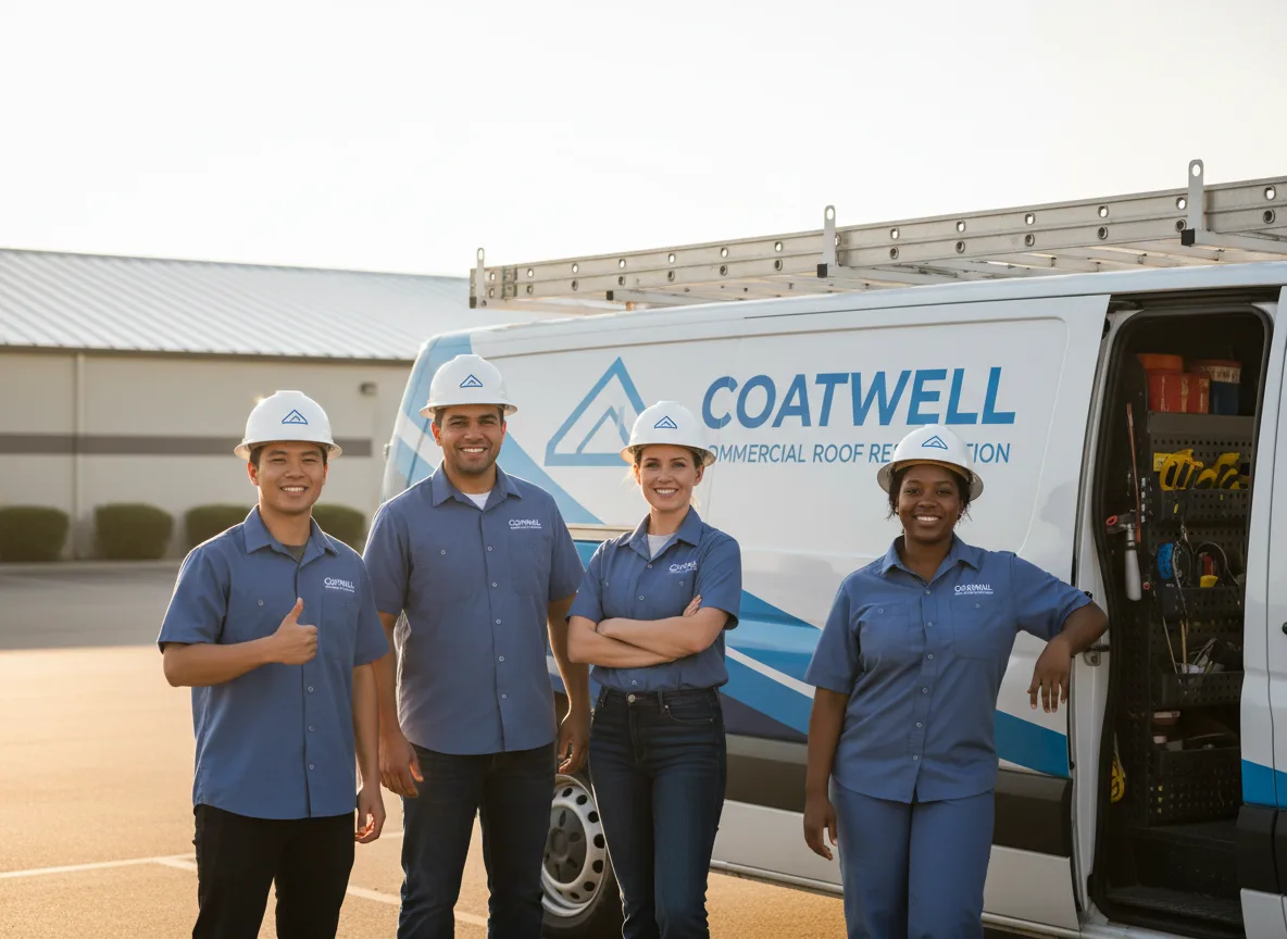 Commercial roof coating company in Shepherd, MI